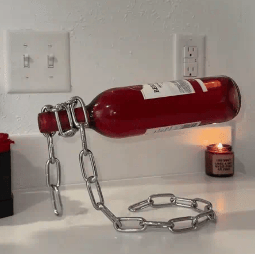 Magical Floating Wine Rack