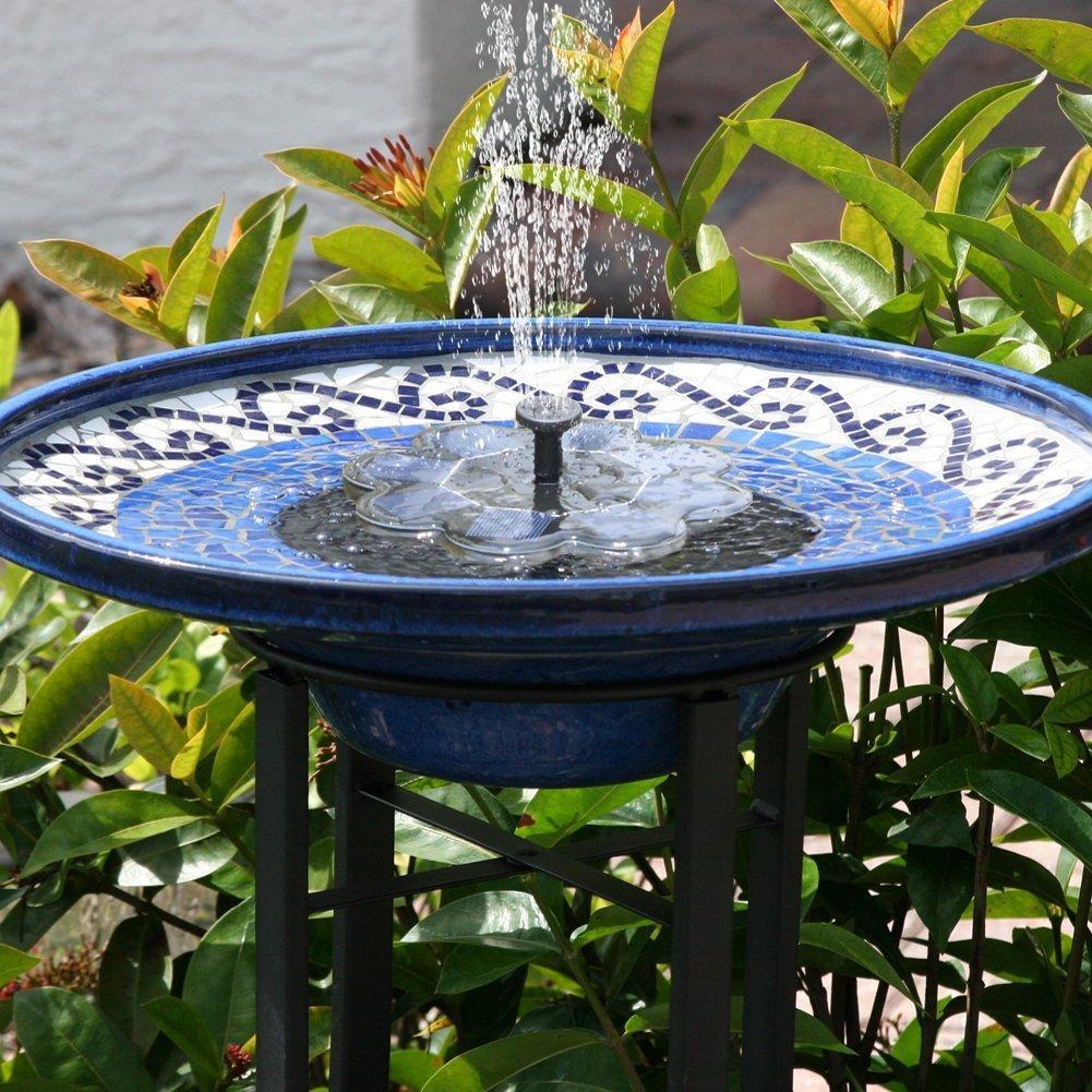 3x Solar-Powered Water Fountain