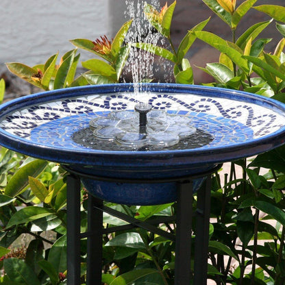 2x Solar-Powered Water Fountain