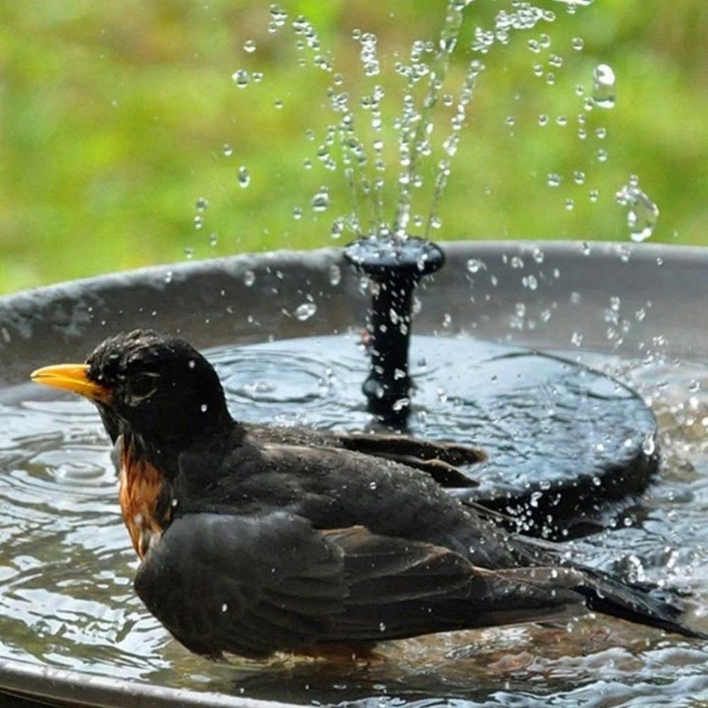 3x Solar-Powered Water Fountain